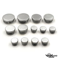Set of 13 Silver Frame Plugs for BMW R 1200 GS LC Adventure (2014–2019)