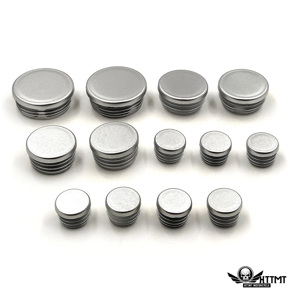 Set of 13 Silver Frame Plugs for BMW R 1200 GS LC Adventure (2014–2019)