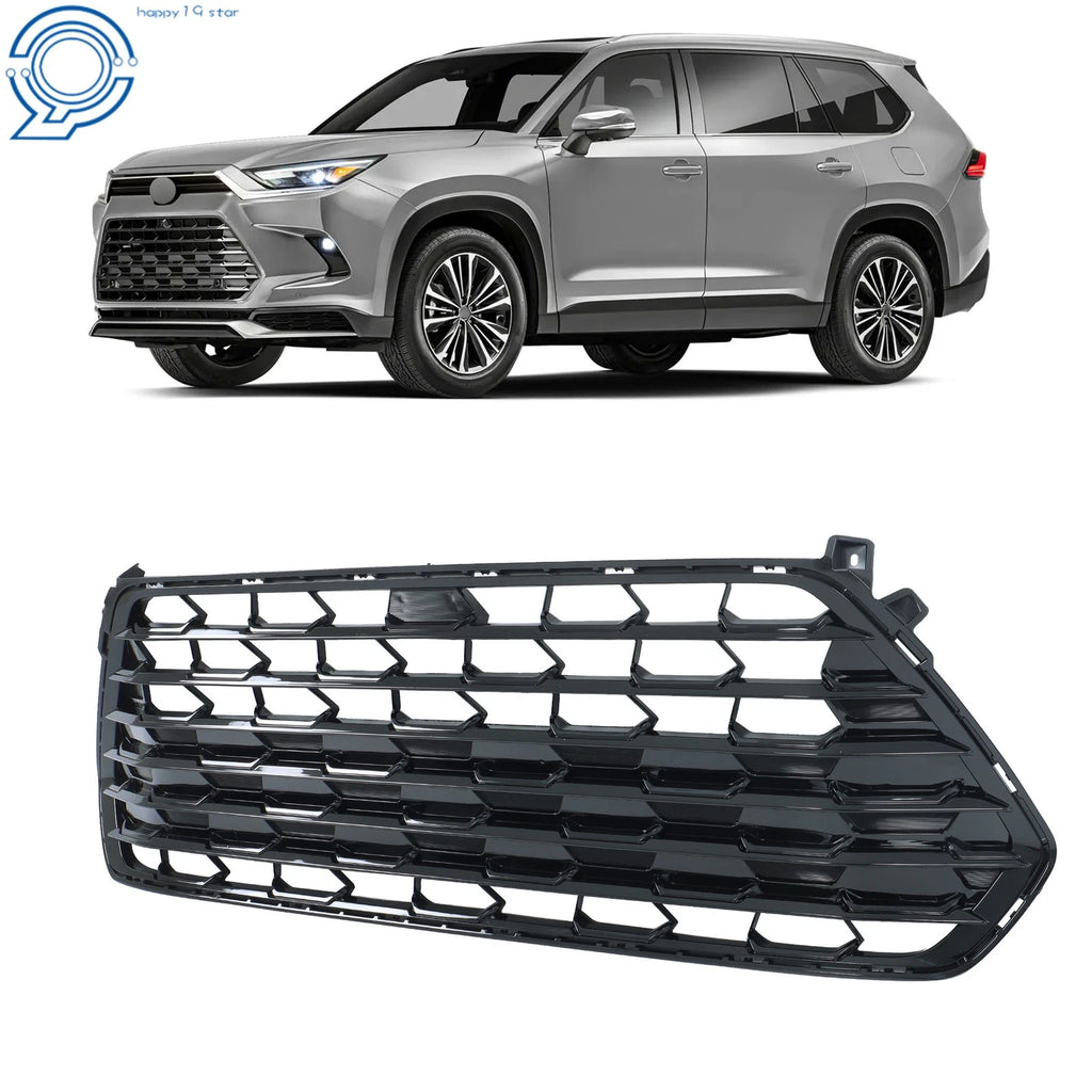 Front Grille Panel for Grand Highlander (2024–2025) Gloss Black