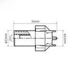 4 Pin 4mm Socket Connector for PCB Board Mounting (32A)
