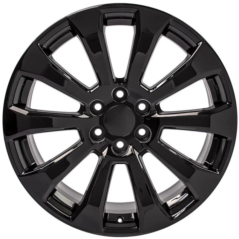 Gloss Black Wheel 22 Inch Replacement for 1992–1994 Chevy Blazer