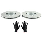 Front Disc Brake Rotors Kit for Chevrolet Cobalt 2005–2006 and Malibu 2004–2012