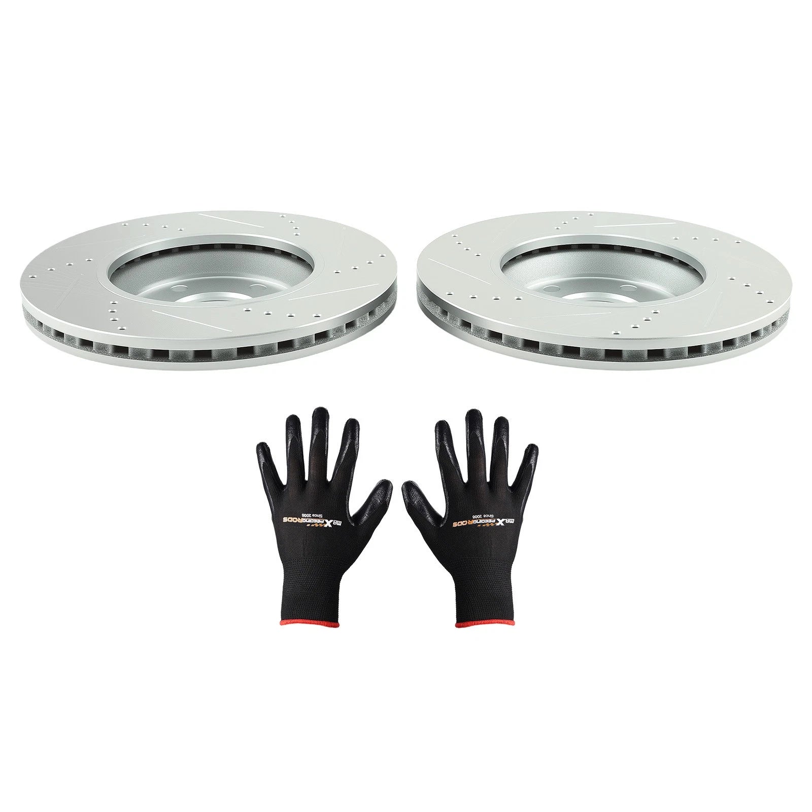 Front Disc Brake Rotors Kit for Chevrolet Cobalt 2005–2006 and Malibu 2004–2012