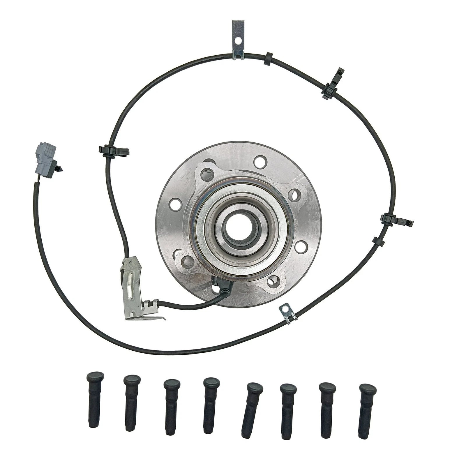 4X 515068 ABS Wheel Hubs for Ram Truck (Fits Dodge, 4-Wheel Drive)