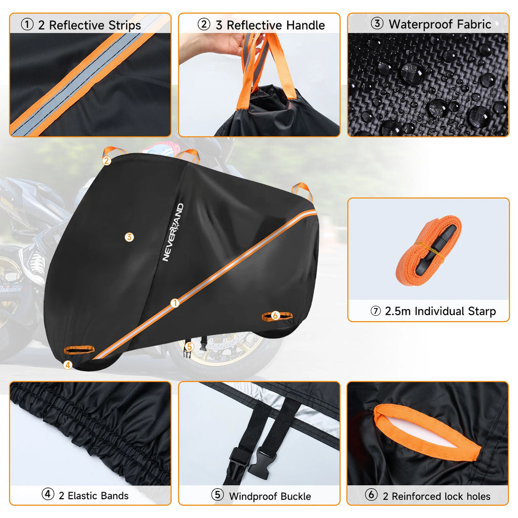 3XL Motorcycle Cover for Honda Goldwing (Waterproof, UV Protector)