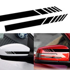 Black Vinyl Reflect Decals for Mercedes-Benz W204 W212 (2007–2015)