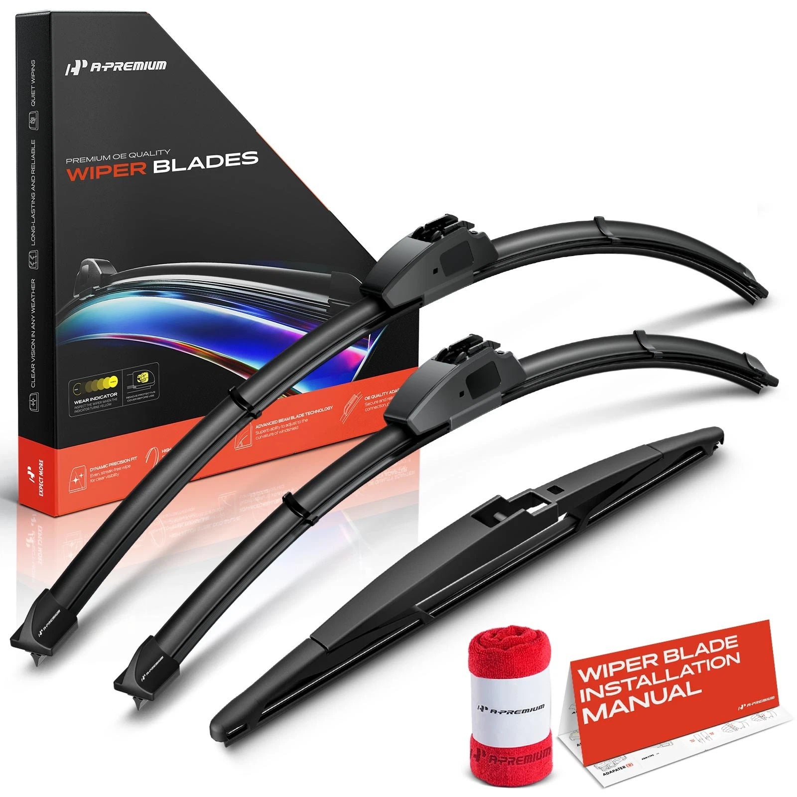 3Pcs Windshield Wiper Blades for Toyota Sienna Lexus (2011-2020)