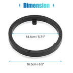 Set of 2 Black 6.5" Speaker Spacer Adaptor Rings for Mitsubishi