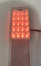 Clear Tail Lights Red LED with Flasher for 1967-1972 Chevy GMC Pickup