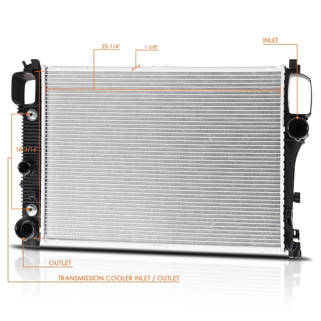 Aluminum OE Style Radiator for Mercedes-Benz S350/S450/S550 (2007–2013) DPI-2875
