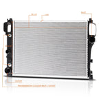 Aluminum OE Style Radiator for Mercedes-Benz S350/S450/S550 (2007–2013) DPI-2875
