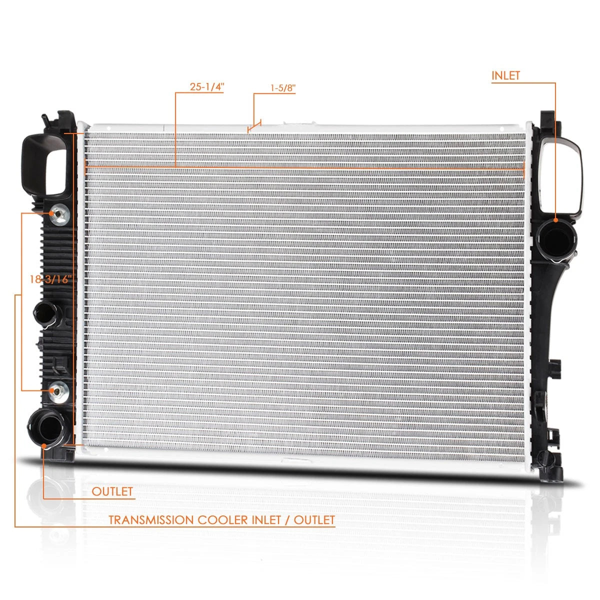 Aluminum OE Style Radiator for Mercedes-Benz S350/S450/S550 (2007–2013) DPI-2875