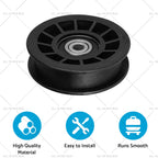 Flat Idler Pulley for Husqvarna YTH2242TF YTH2242TDRF (M17538H 194327)