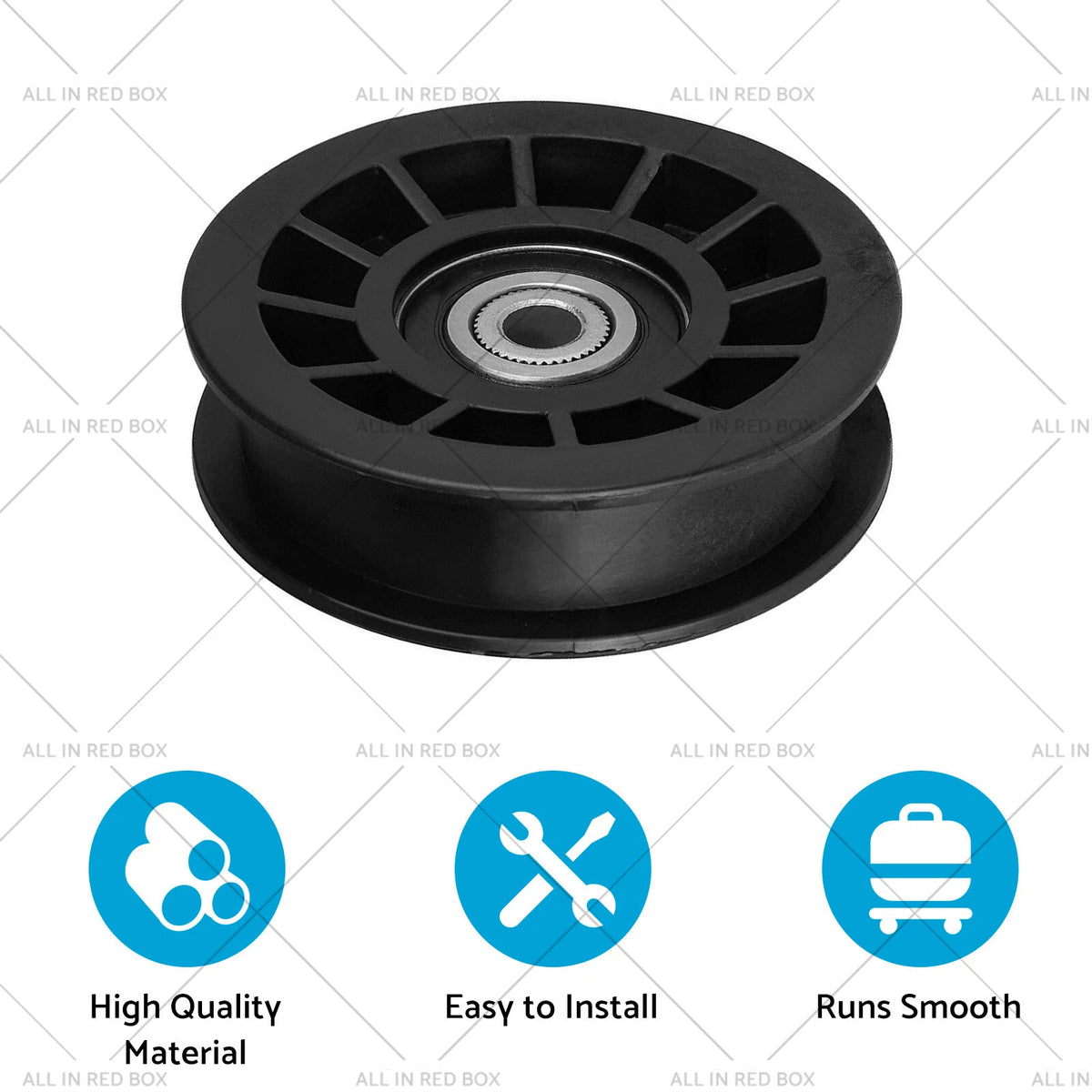 Flat Idler Pulley for Husqvarna YTH2242TF YTH2242TDRF (M17538H 194327)
