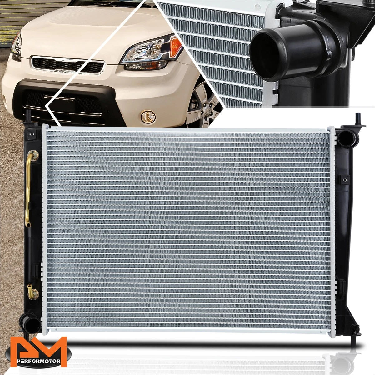 OE Aluminum Core Radiator for Kia Soul 2.0L (2010–2011) DPI-13134