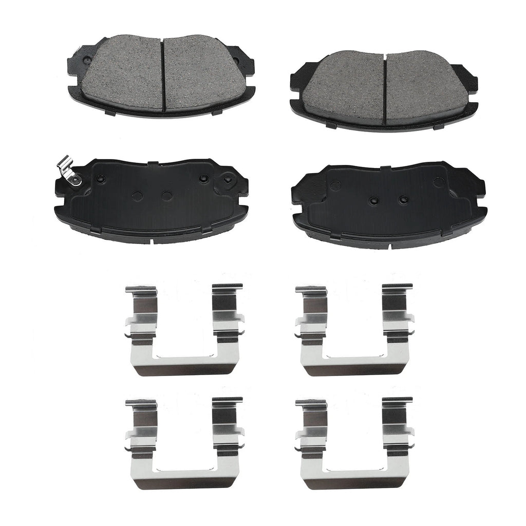Front Disc Brake Rotors & Ceramic Pads for Chevy Malibu (2013-2015)