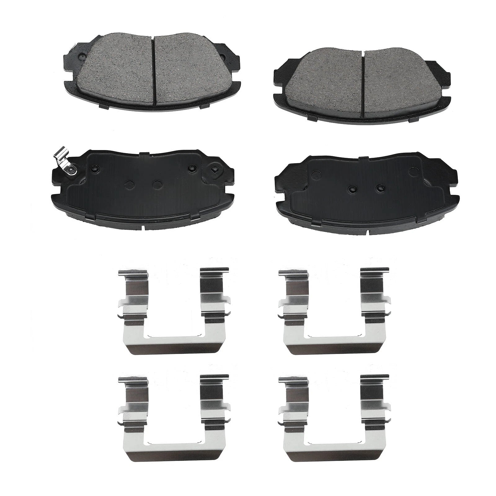 Front Disc Brake Rotors & Ceramic Pads for Chevy Malibu (2013-2015)