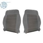 Set of 2 Seat Covers for Jeep Wrangler (2007–2012) Durable Cloth Gray