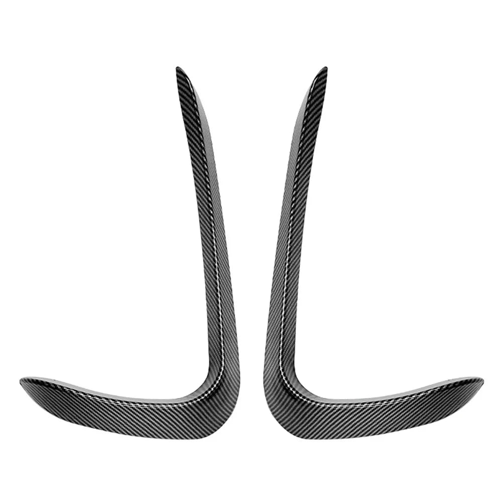 Carbon Look Front Bumper Side Spoiler for BMW X6 F16 (2015-2019)