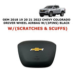 Driver Wheel Airbag for Chevy Colorado (2018–2022) BLACK 85132064
