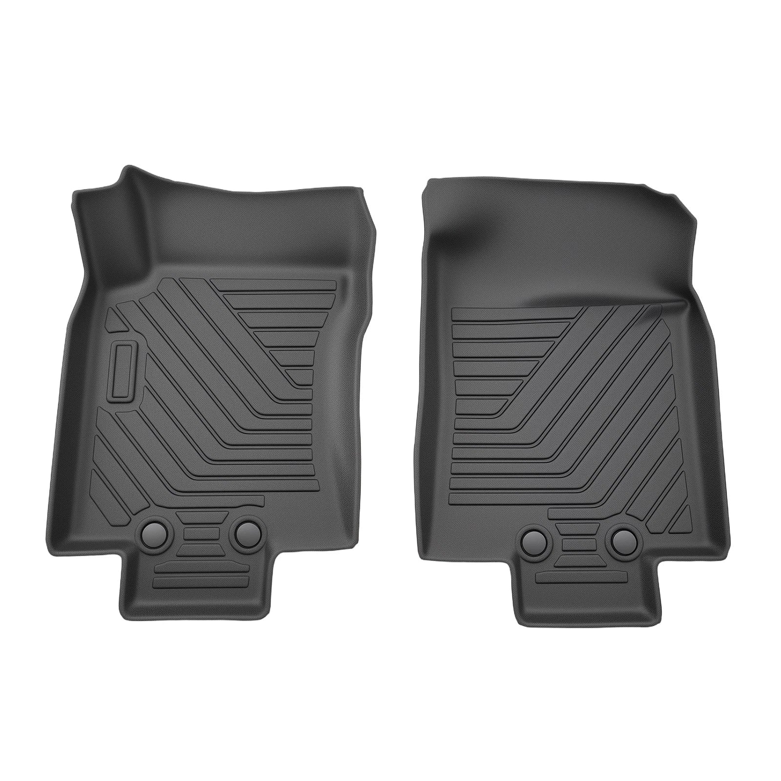 Set of 4 All Weather Floor Mats for Nissan Rogue (2014–2020) TPE Black Anti-Slip