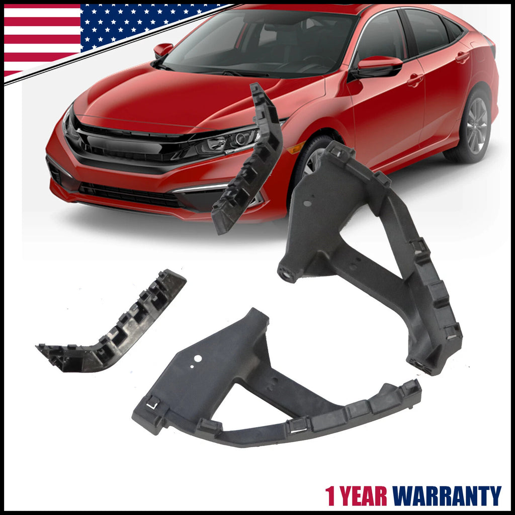 Set of 4 Front Hold Mount Retainers for Honda Civic Sedan (2016–2021)