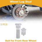 M12x1.5 Wheel Lug Stud Set of 5 for Chevrolet Chevette (1976–1987)