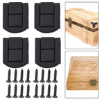 Set of 4 Metal Locks for Wooden Boxes (Retro Style)