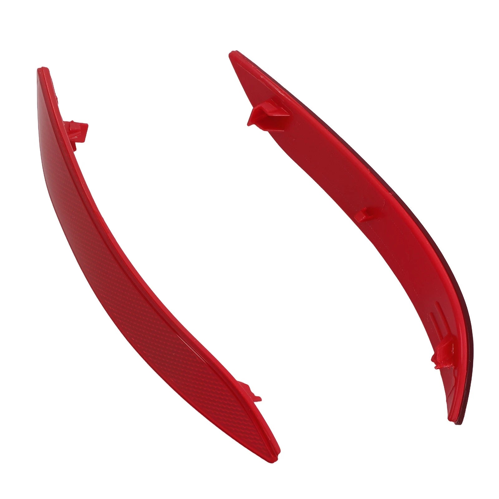 Set of 2 Bumper Reflectors for BMW X1 (2013–2015) Red Gray