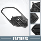 Front Right Fog Light Grille Cover Trim for Ford Escape Kuga (2017–2019) Black