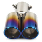 Stainless Steel Dual Exhaust Pipe Tail Muffler Tips for Car Accessories