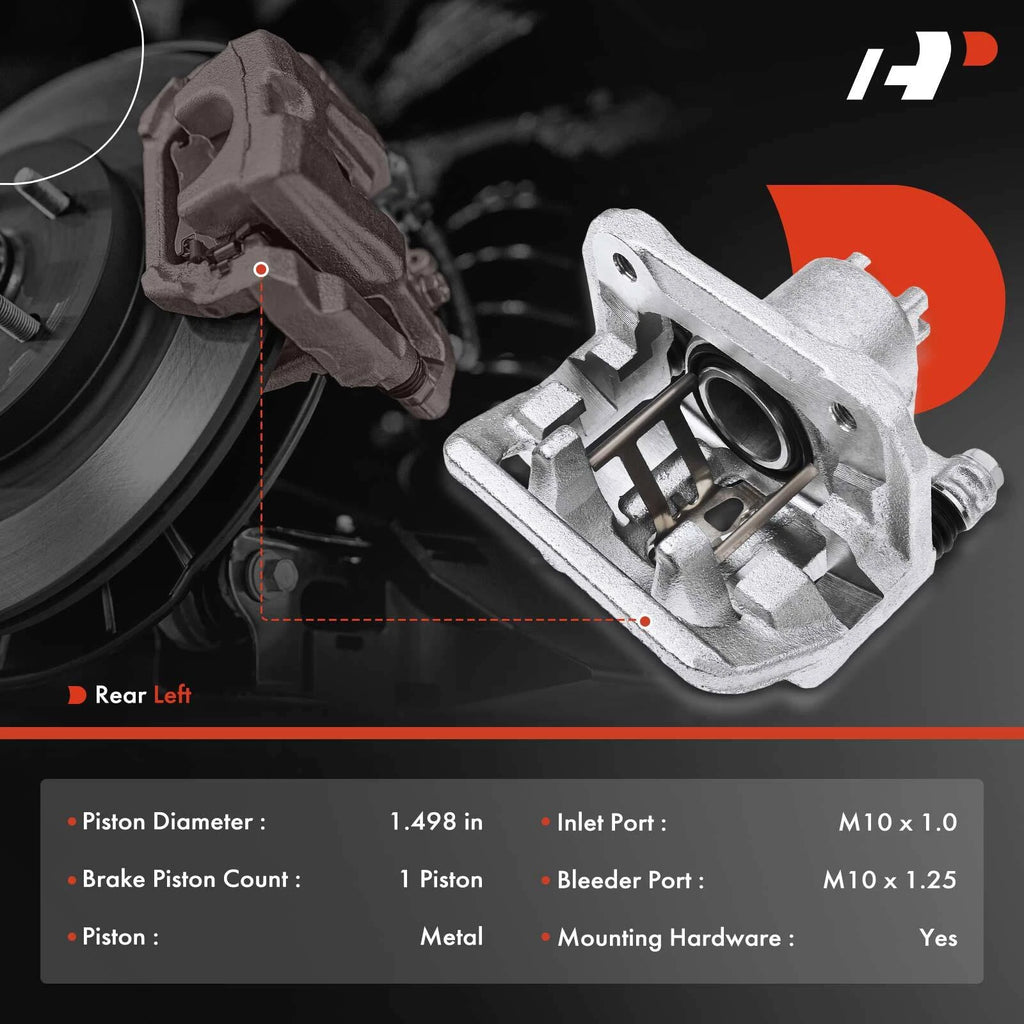 Rear Left Brake Caliper with Bracket for Honda CR-V (2005-2006)