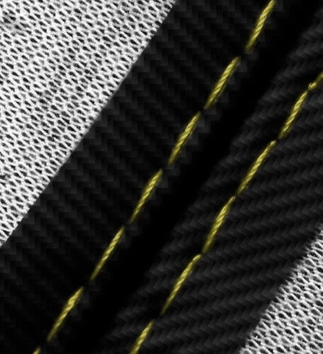 Manual Shift Boot for Ford Mustang (2005–2009) Carbon Fiber Yellow Stitch