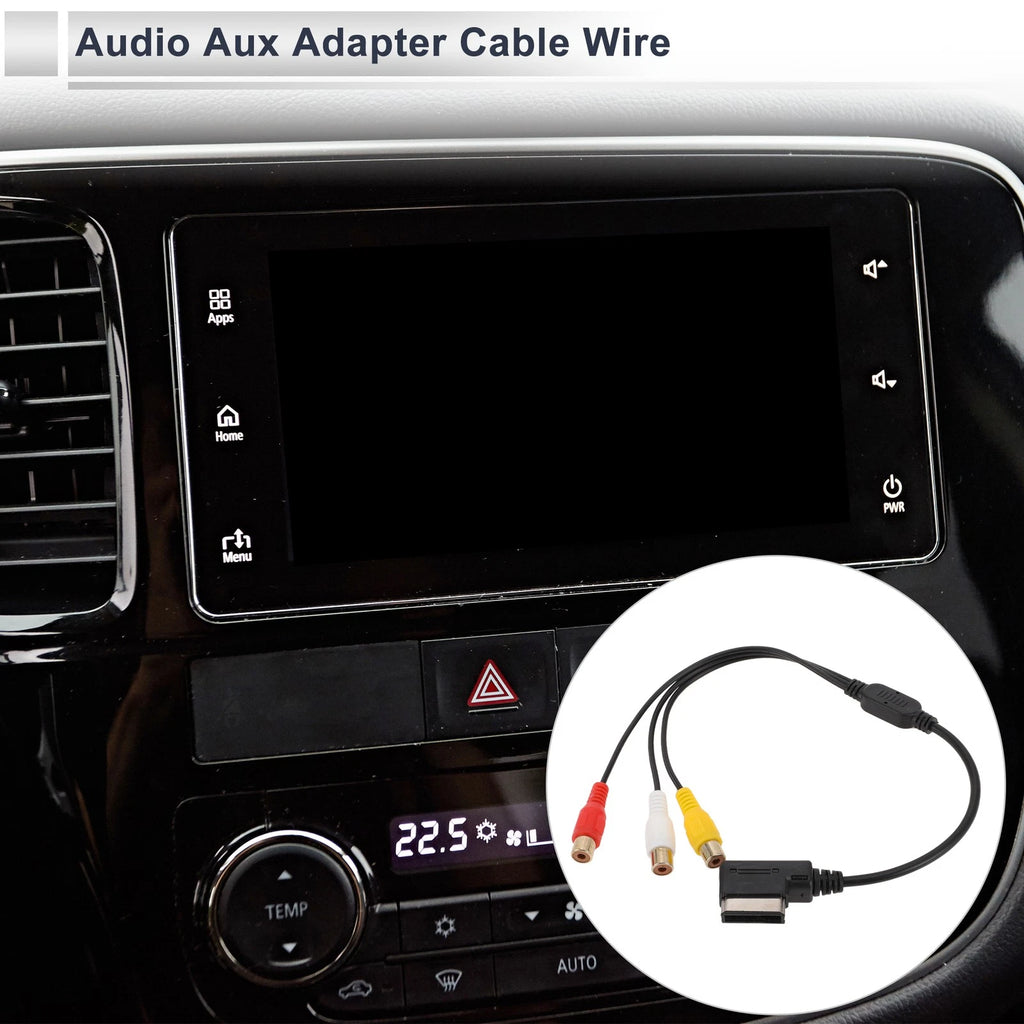Audio Aux Adapter Cable for Audi (AMI to 3RCA)