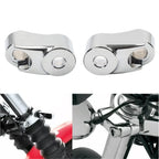 Front Turn Signal Mount Bracket Relocation Kit for Harley Dyna FXR (39MM 49MM)