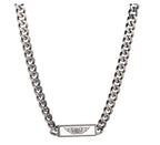 Wing Logo ID Tag Curb Chain Necklace for Harley-Davidson (Men's)