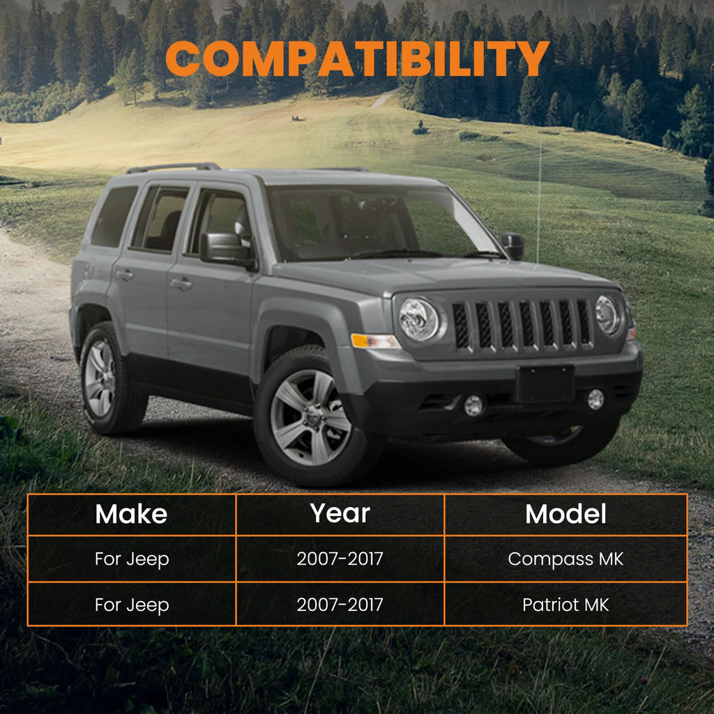 2" Lift Kit with Alignment Control Arms for Jeep Patriot Compass (2007–2017)