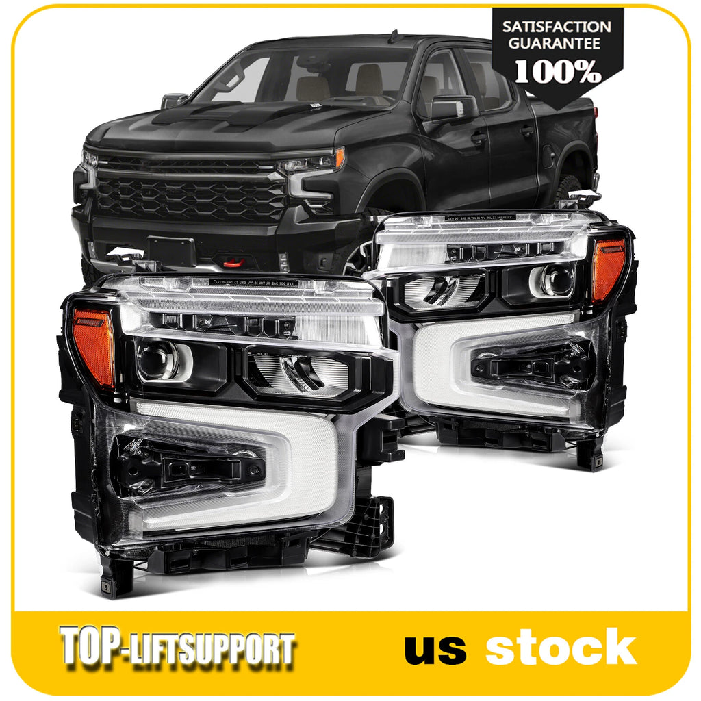 Full LED DRL Headlight Assembly for Chevy Silverado 1500 (2022–2025)