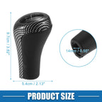 6 Speed Manual Gear Shift Knob for BMW 1 3 5 6 Series (E81) Black Silver Tone