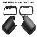 Wing Door Mirror Cover Cap + Trim Ring Set for E53 (2000–2006)