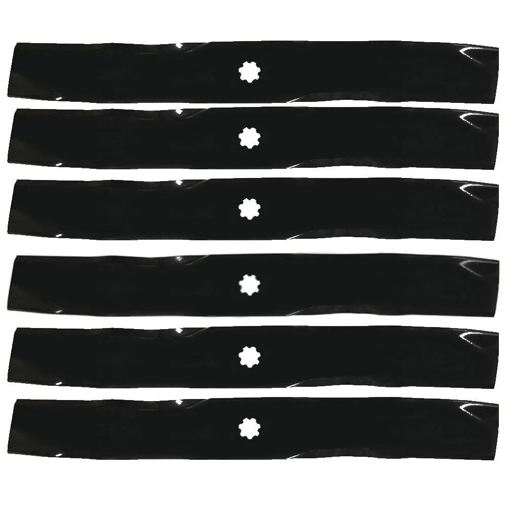 6X Mulching Blades for John Deere (Replaces AM112991)