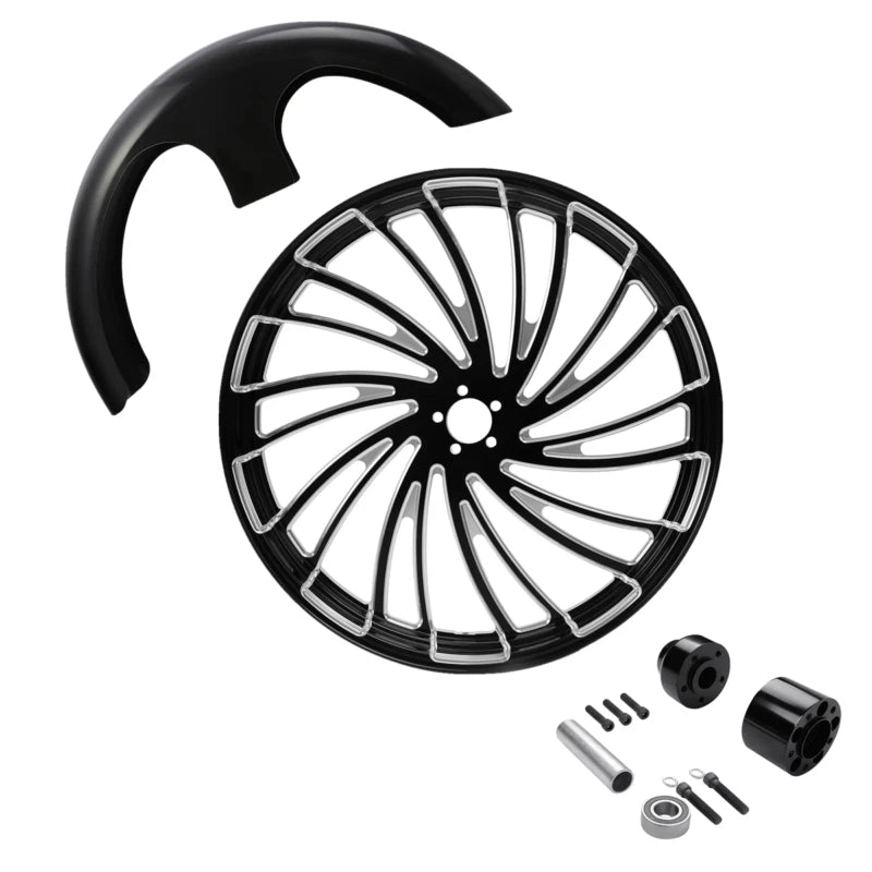30" Front Wheel Rim Hub Fender for Harley Touring Road Glide (2008–2025)