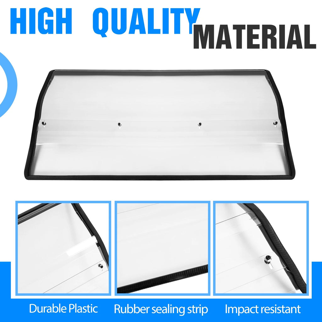 Clear Rear Windshield for Can-Am Commander 700 Max 1000R DPS/XT/XMR (2021–2025)