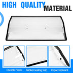 Clear Rear Windshield for Can-Am Commander 700 Max 1000R DPS/XT/XMR (2021–2025)