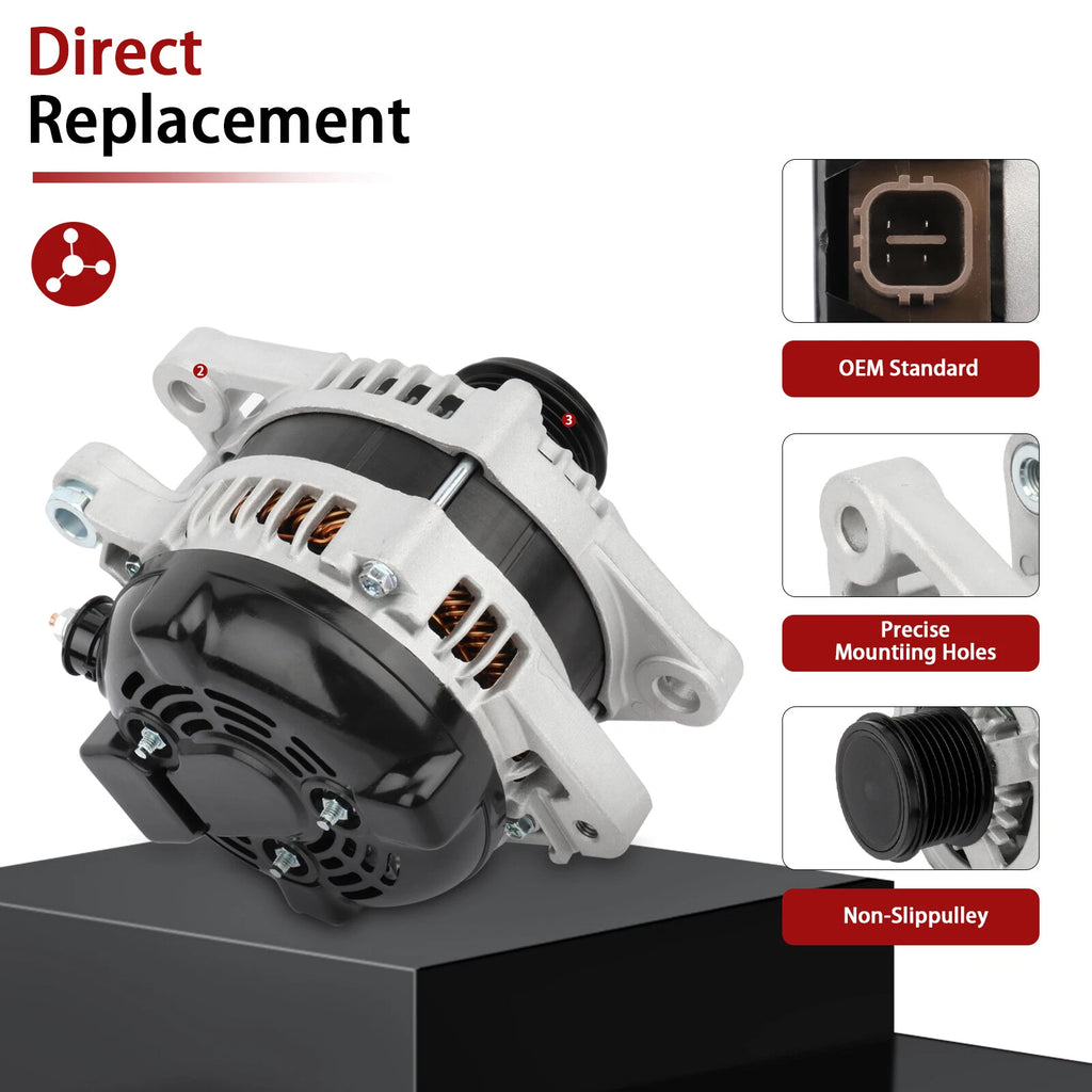 Alternator for Lexus ES350 (2007–2016) & Toyota Highlander (2008–2013) V6 3.5L