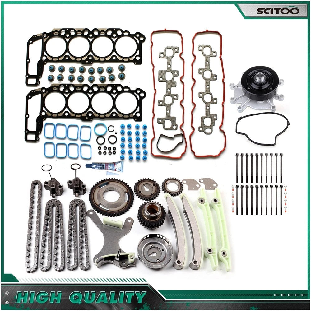 Timing Chain Kit & Head Gasket Bolts for Dodge Dakota 4.7L (2004–2007)