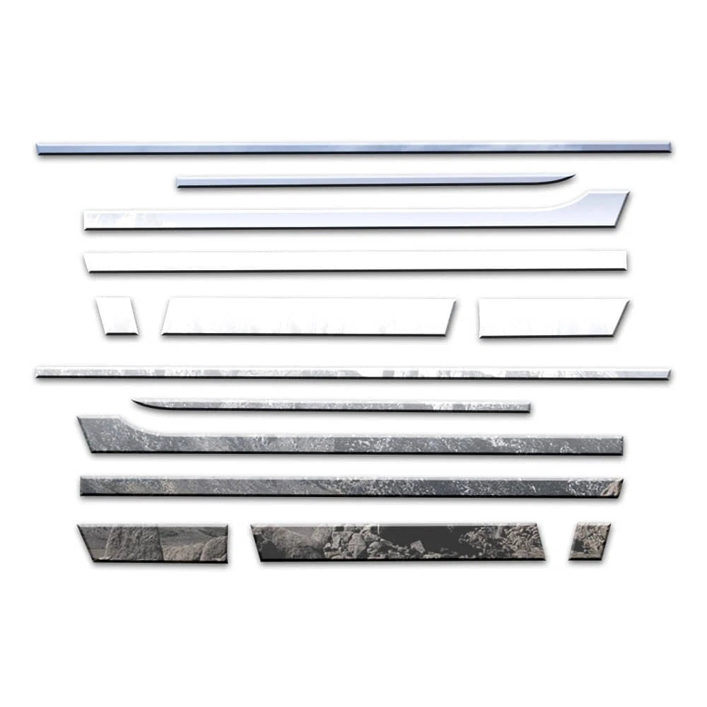 Rocker Panel Replacement Set 16pc for Dodge Ram Quad Shortbed (2009–2018)