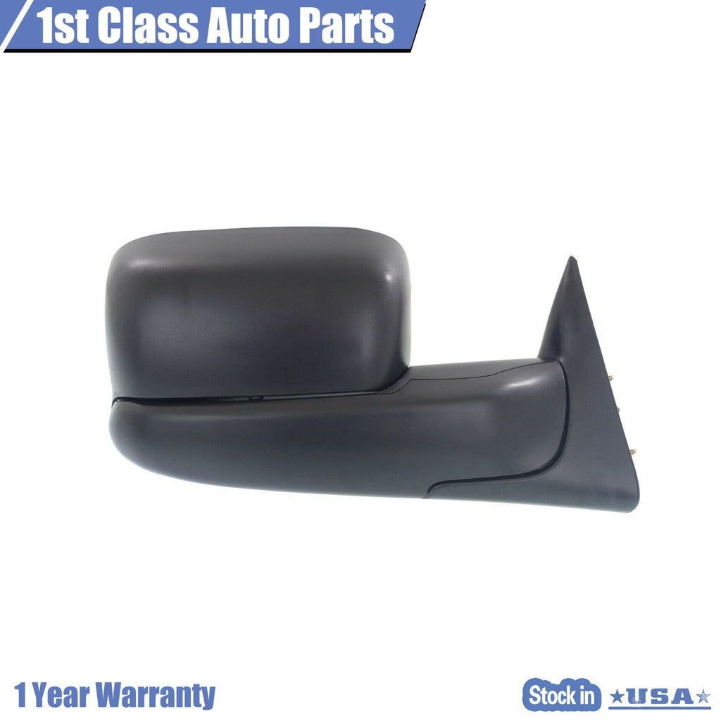 Right Towing Manual Side View Mirror for Dodge Ram Pickup (1994-2002)