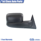 Right Towing Manual Side View Mirror for Dodge Ram Pickup (1994-2002)