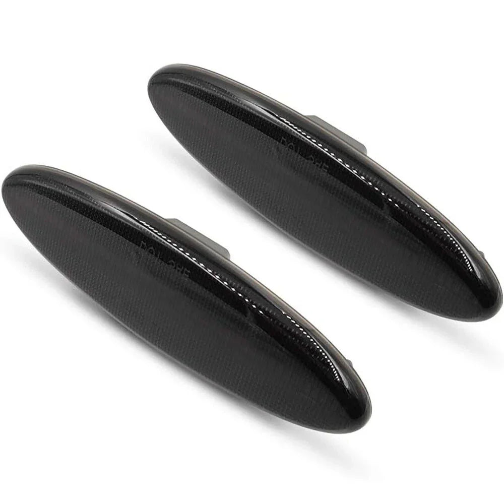 Smoked Lens Red LED Side Marker Lamps for 1997-2004 Chevy Corvette C5